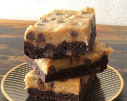 Cookie Dough Brownie Cookie Dough Brownie