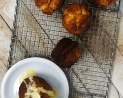 Pan de Elote with Elote Cream Pan de Elote with Elote Cream