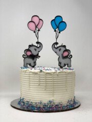 Gender Reveal Event cakes and dessert tables gallery by Dezzie Bakery