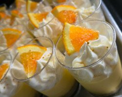 Orange Dessert Cup Orange Dessert Cup