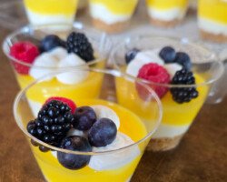 Lemon Curd Cheesecake Dessert Cups Lemon Curd Cheesecake Dessert Cups